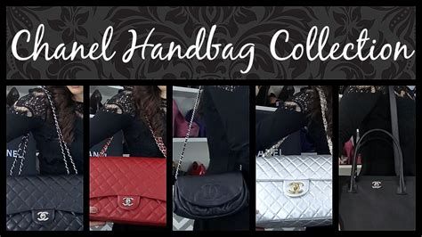 chanel handbag collection youtube